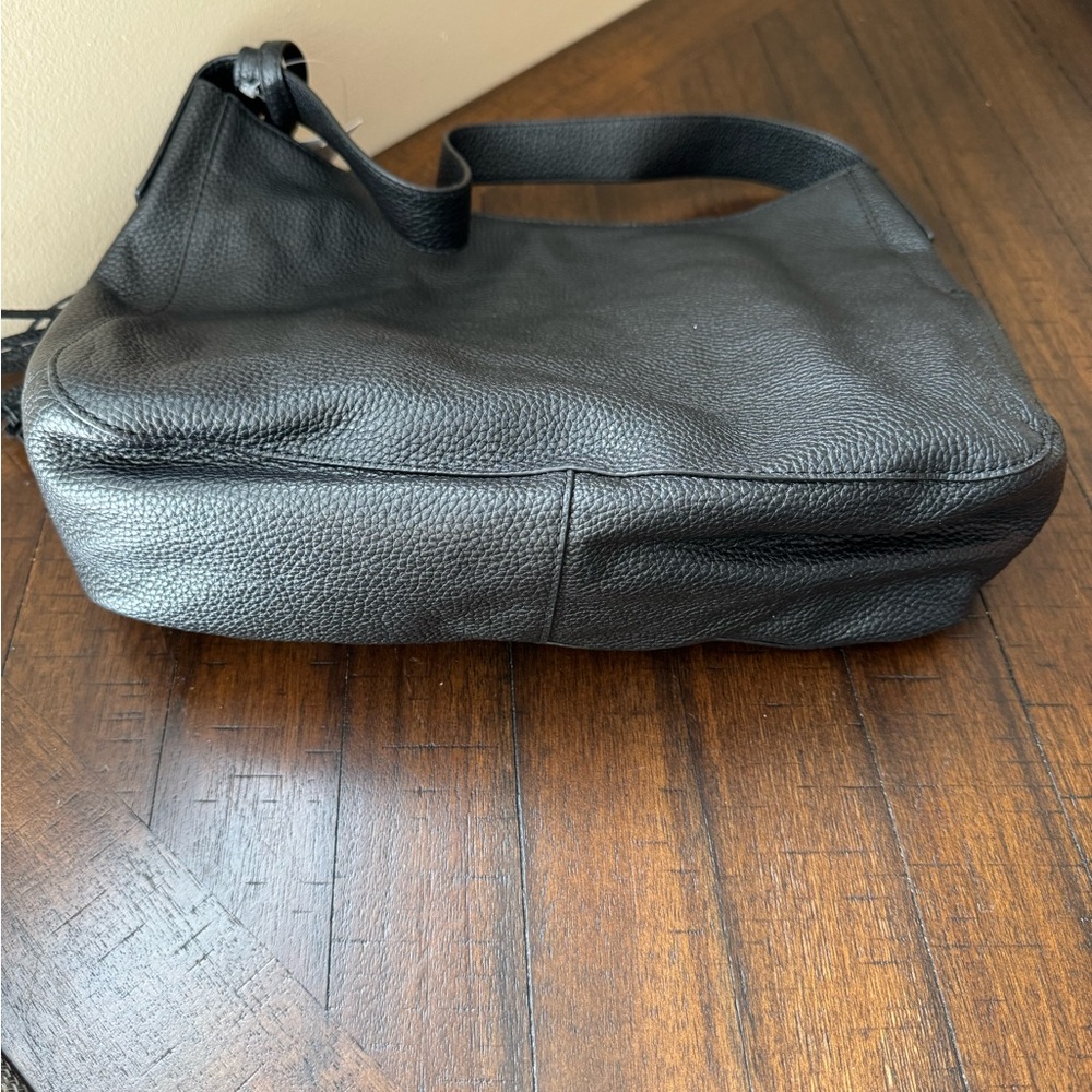 NWT MICHAEL MICHAEL KORS Ashbury Slouchy Large Leather Shoulder Bag  Color Black - Picture 3 of 4